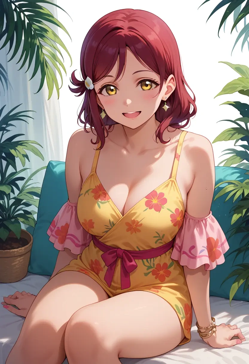 love_live,sakurauchi_riko,pajamas  - 