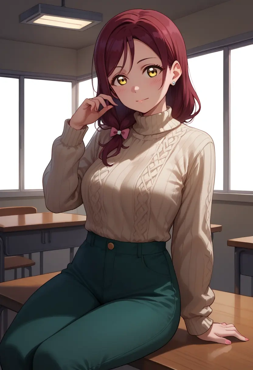 love_live,sakurauchi_riko,sweater  - 