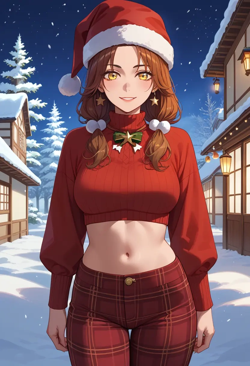 touken_ranbu,saniwa_(touken_ranbu),Christmas,plaid trousers  - 