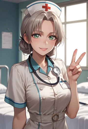 world_witches_series,sanya_v._litvyak,nurse  - AI generated anime art