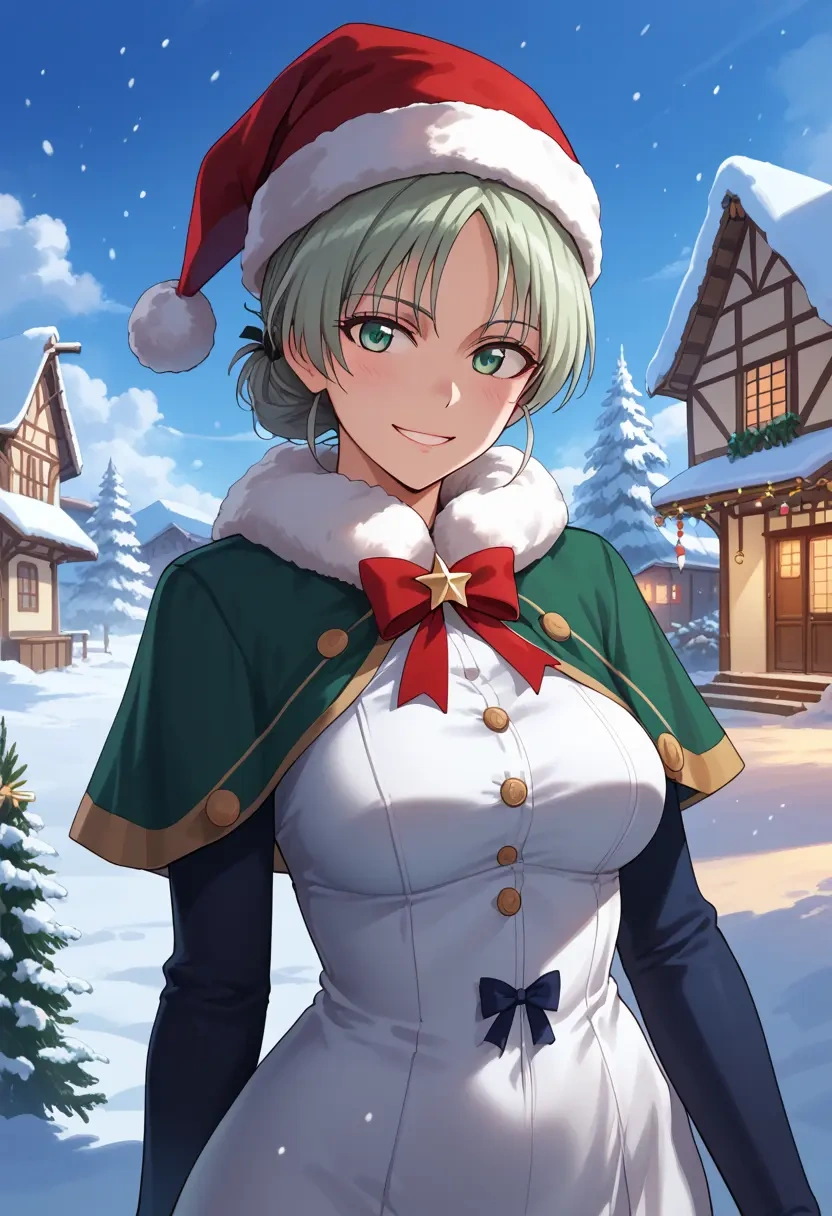 world_witches_series,sanya_v._litvyak,Christmas,dress  - 