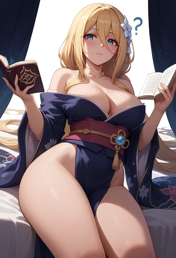 princess_connect,saren_(princess_connect),kimono,sexy  - AI generated anime art