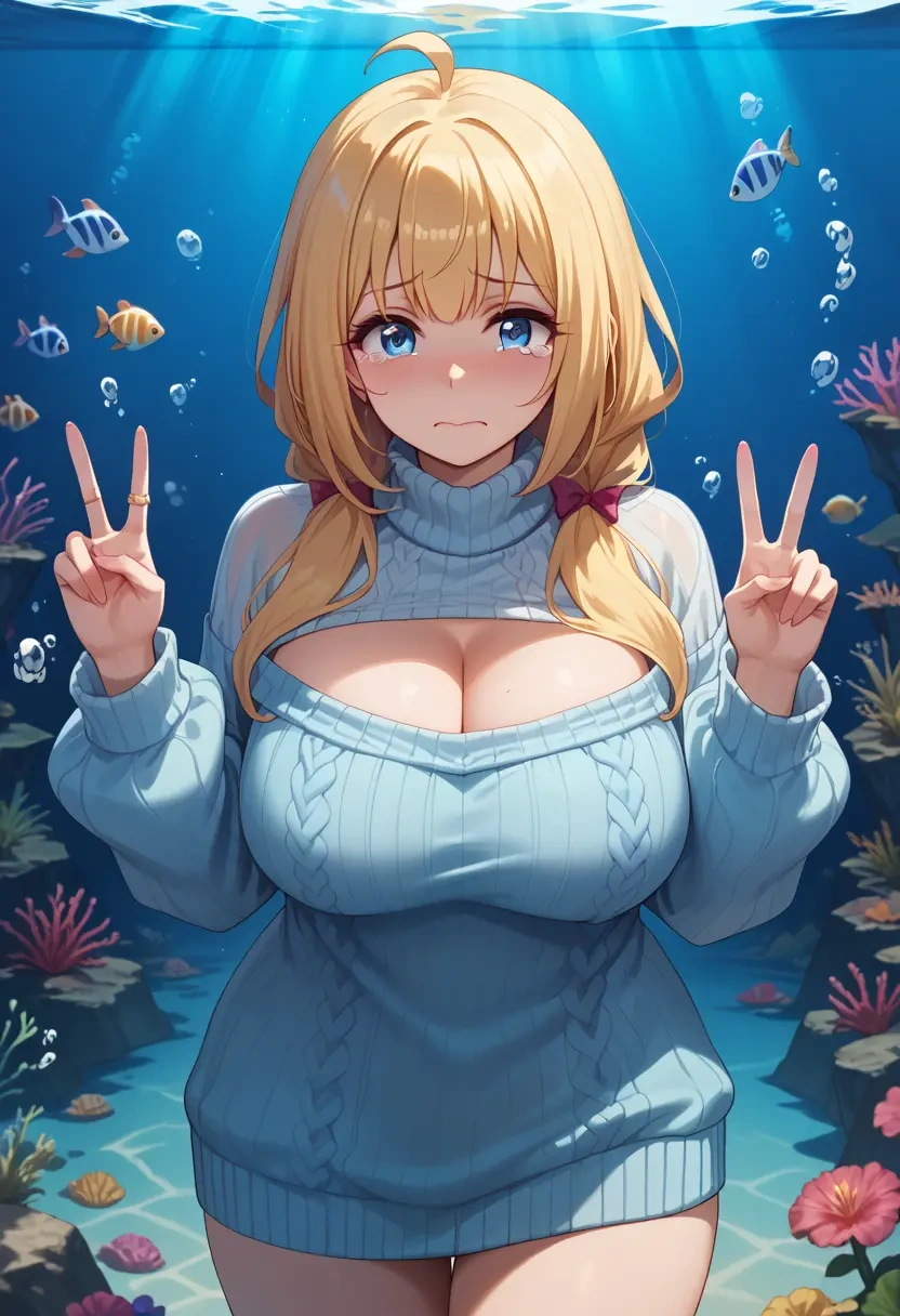 princess_connect,saren_(princess_connect),sweater  - 