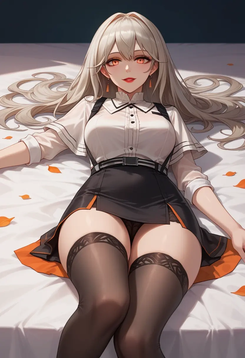 arknights,saria_(arknights),secretary,stockings  - 