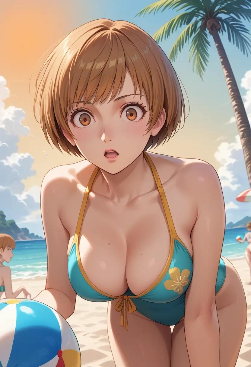 persona,satonaka_chie,bikini  - 