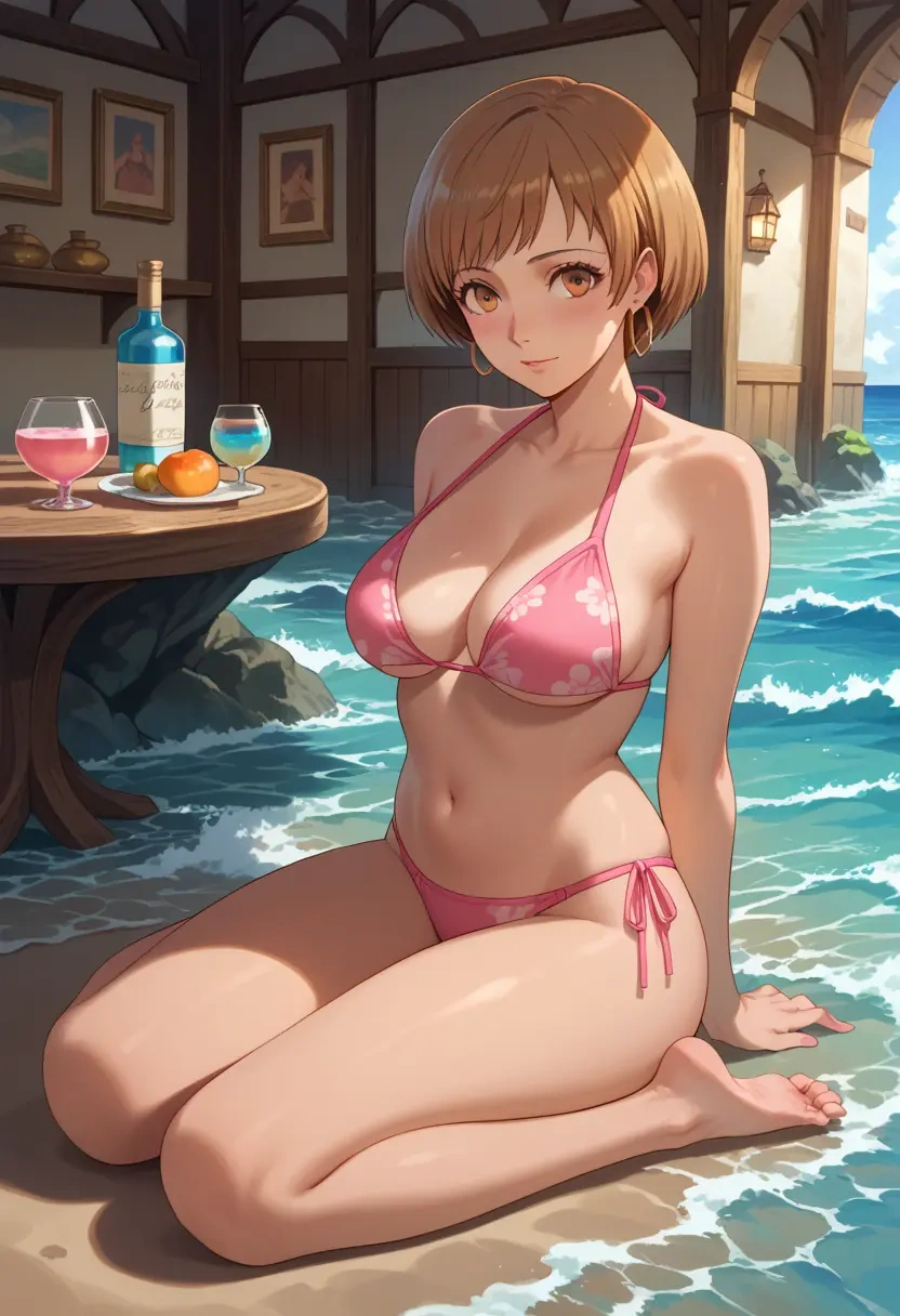 persona,satonaka_chie,bikini  - 