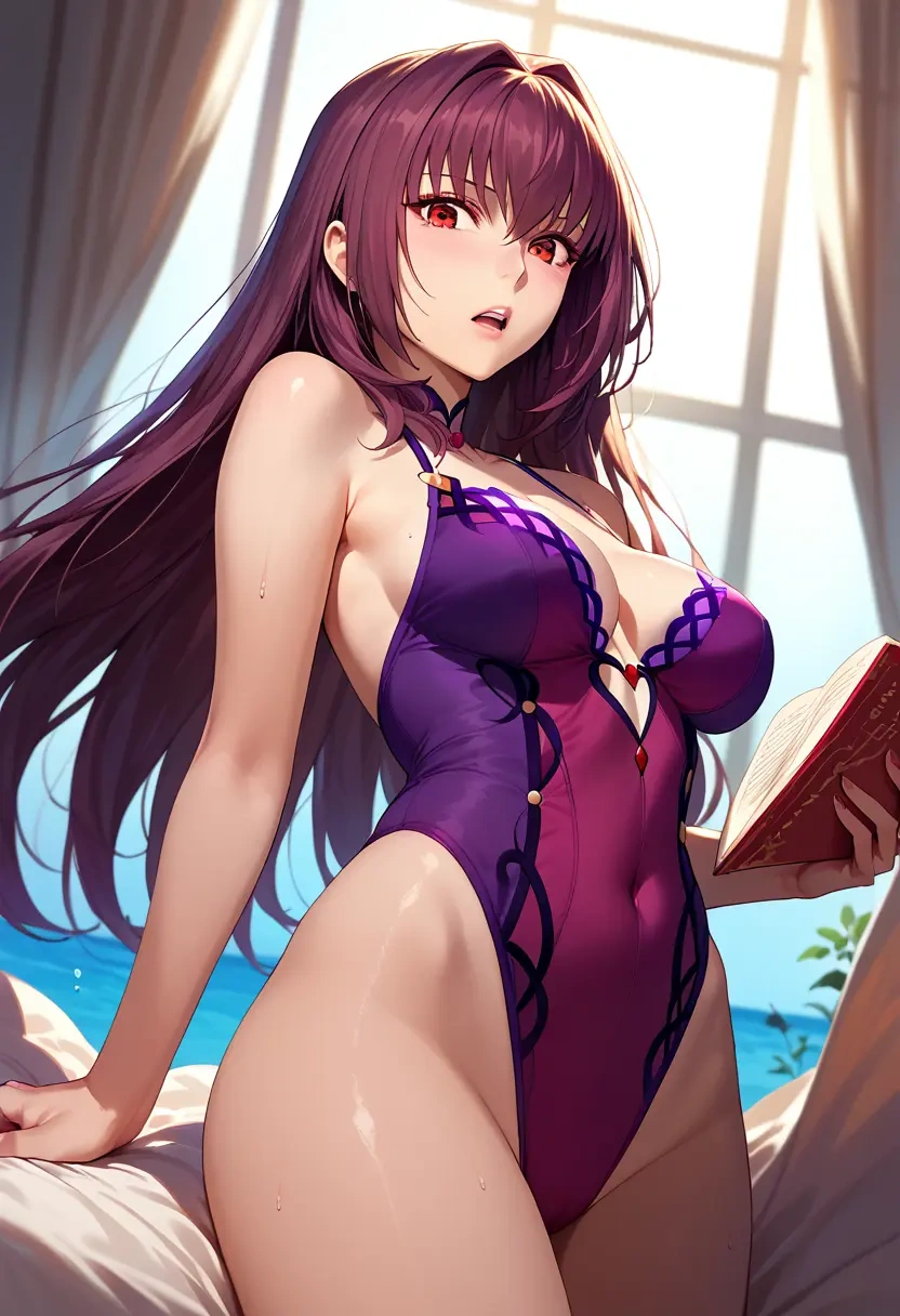 fate_(series),scathach_(fate),swimsuit,sexy  - 