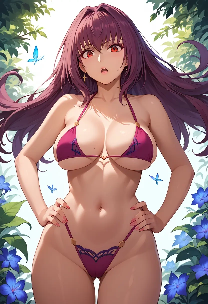 fate_(series),scathach_(fate),bikini  - 