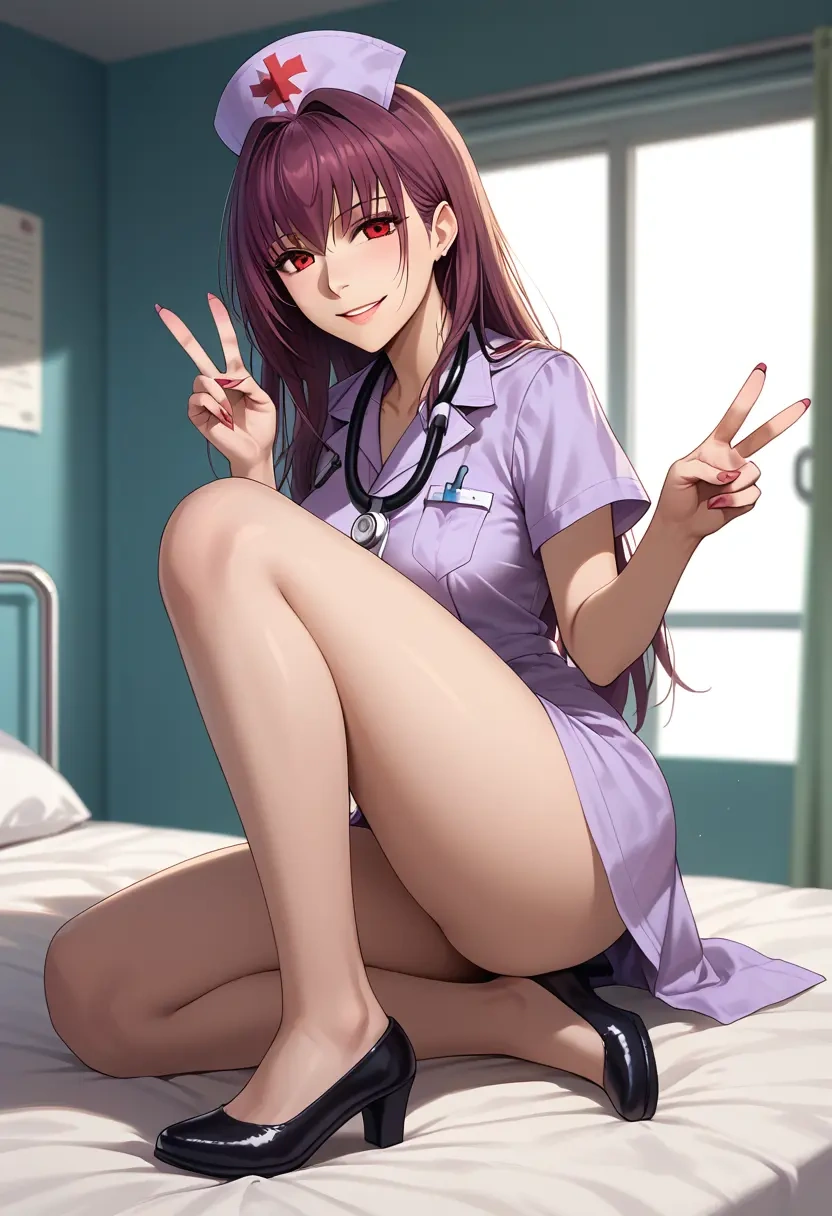 fate_(series),scathach_(fate),nurse  - 