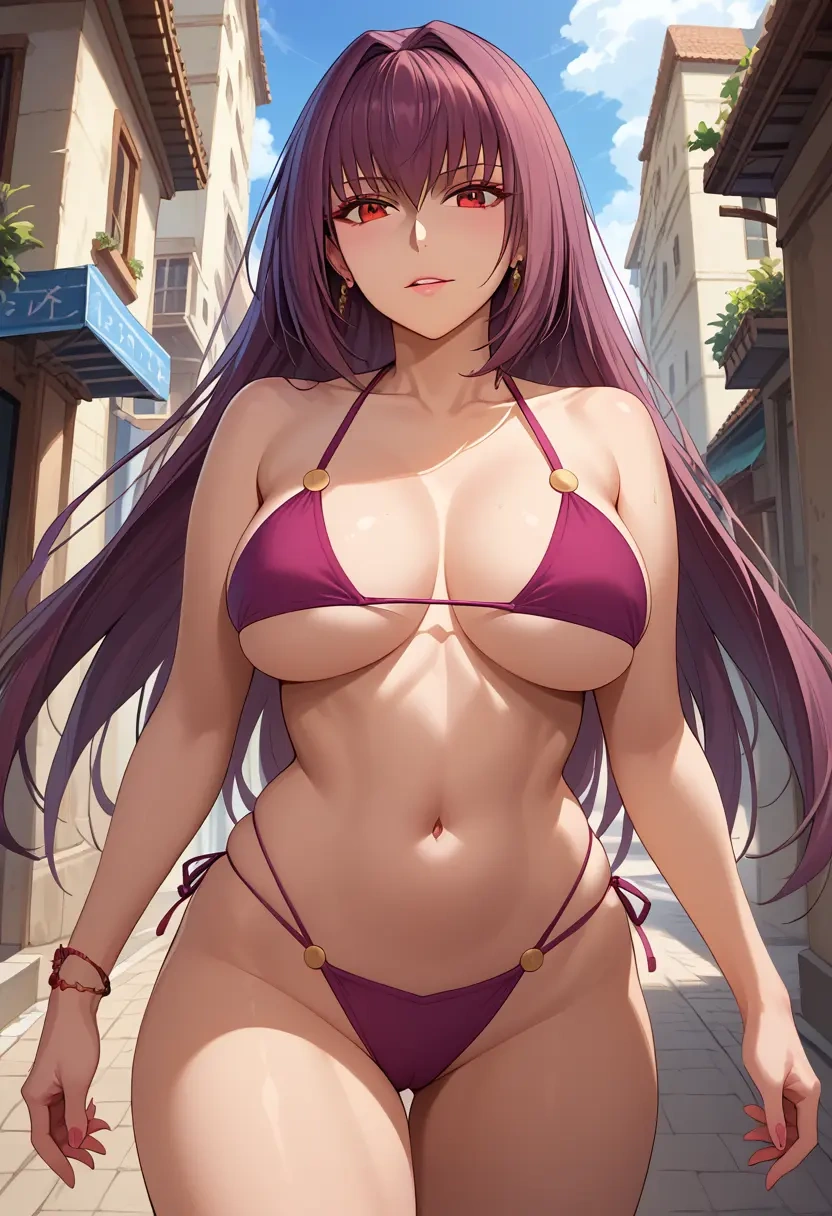 fate_(series),scathach_skadi_(fate),bikini  - 