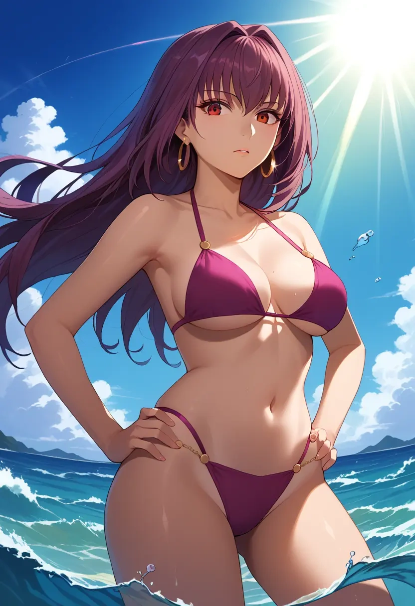 fate_(series),scathach_skadi_(fate),bikini  - 