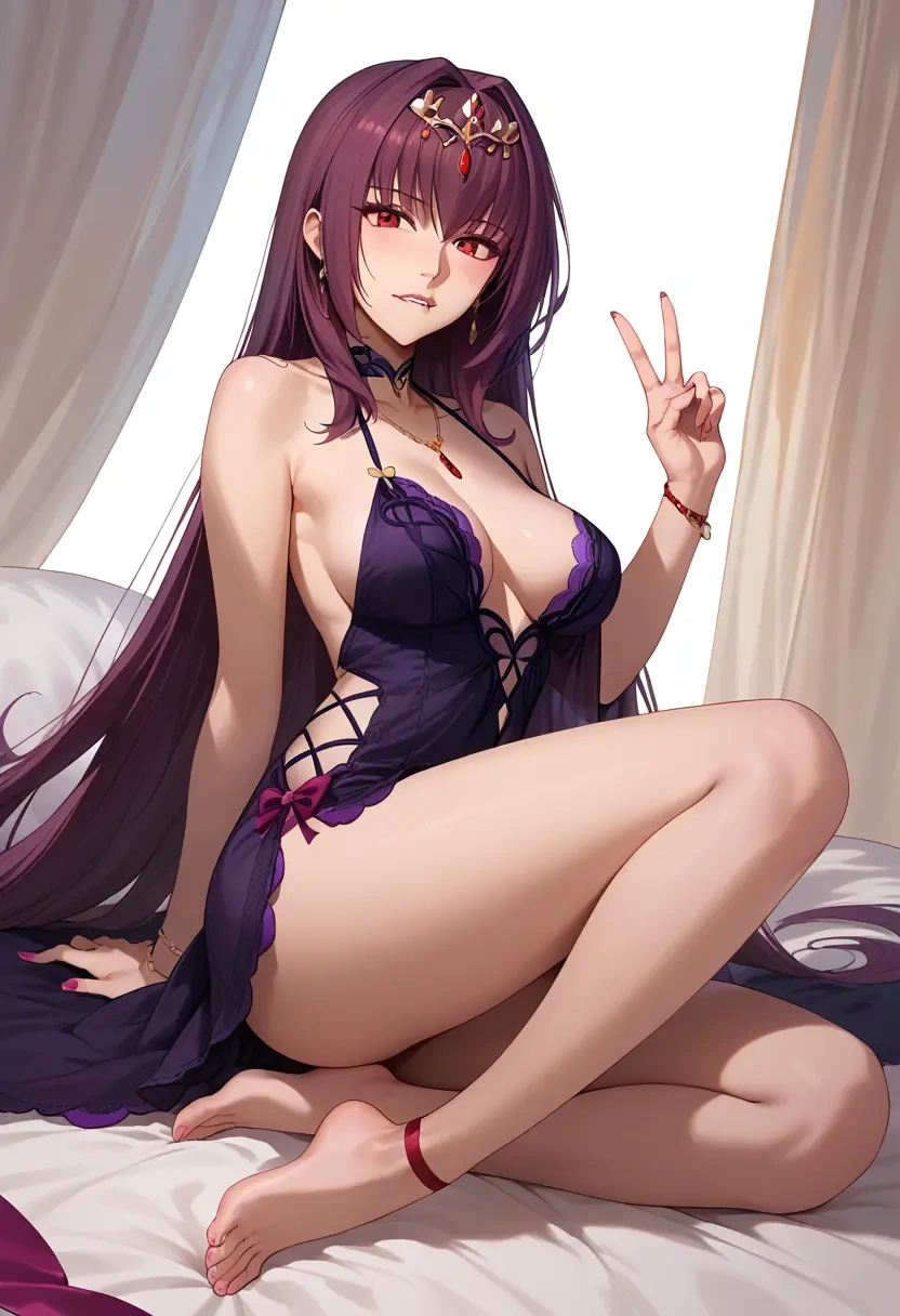 fate_(series),scathach_skadi_(fate),nightdress  - 