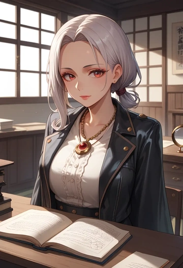 kantai_collection,seaport_princess,detective  - AI generated anime art