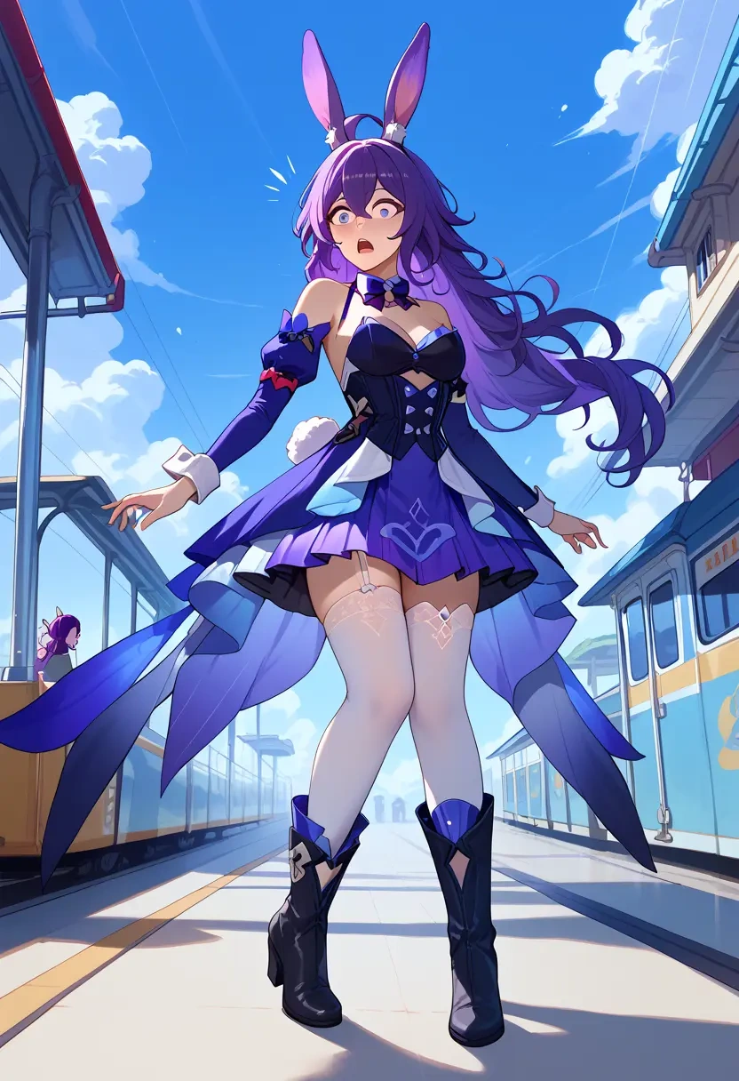 star rail,seele,bunny girl  - 