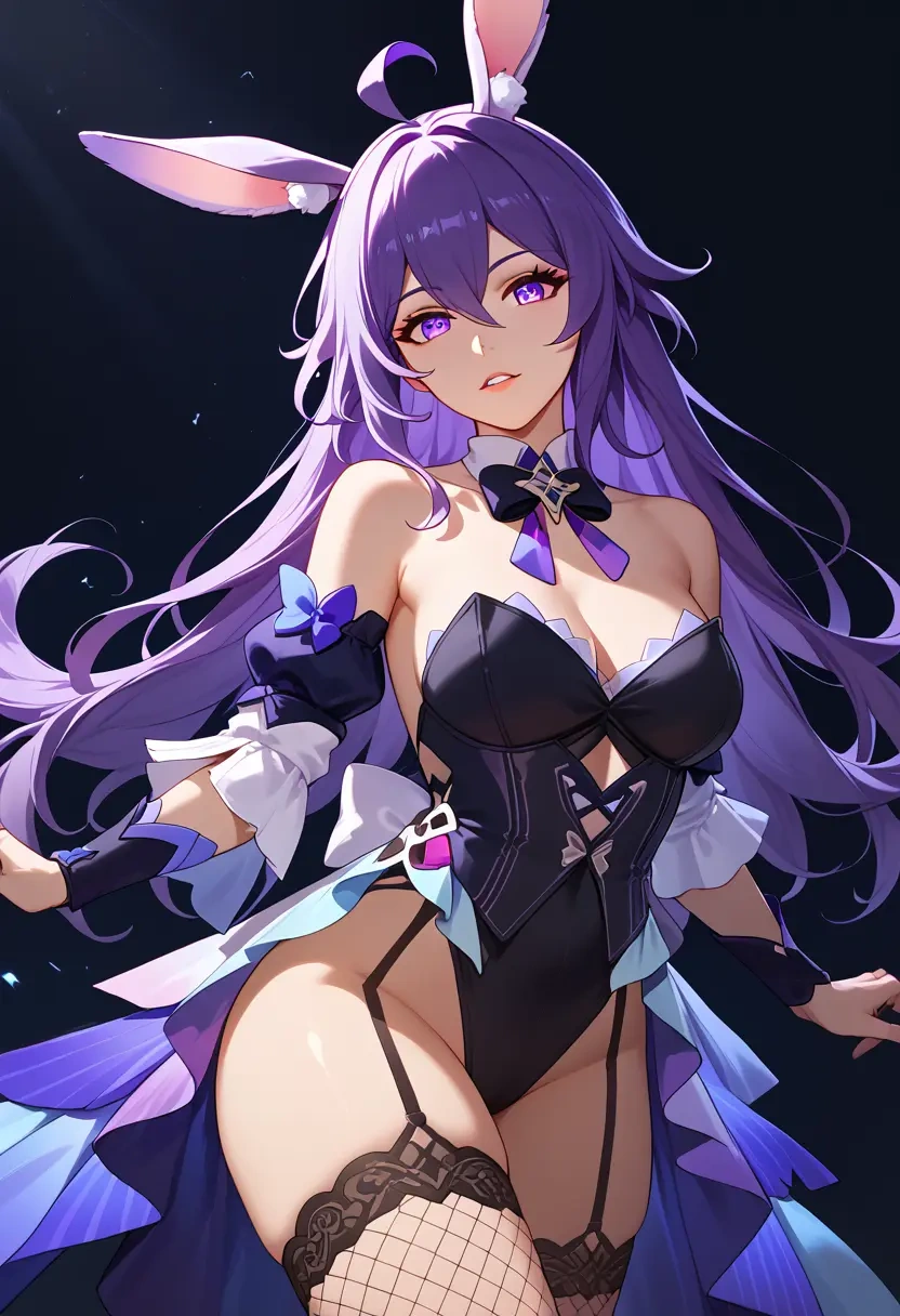 star rail,seele,bunny girl, sexy,stockings  - 