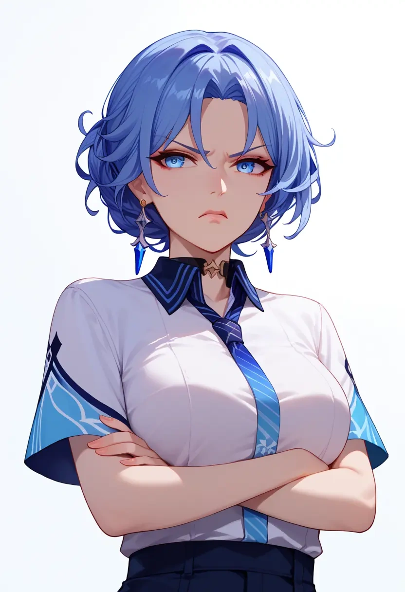 honkai_(series),seele_vollerei,polo shirt,tennis skirt  - 