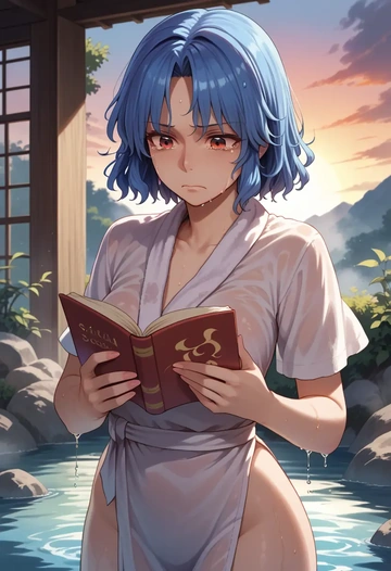 touhou,seiran_(touhou),towel,sexy  - AI generated anime art