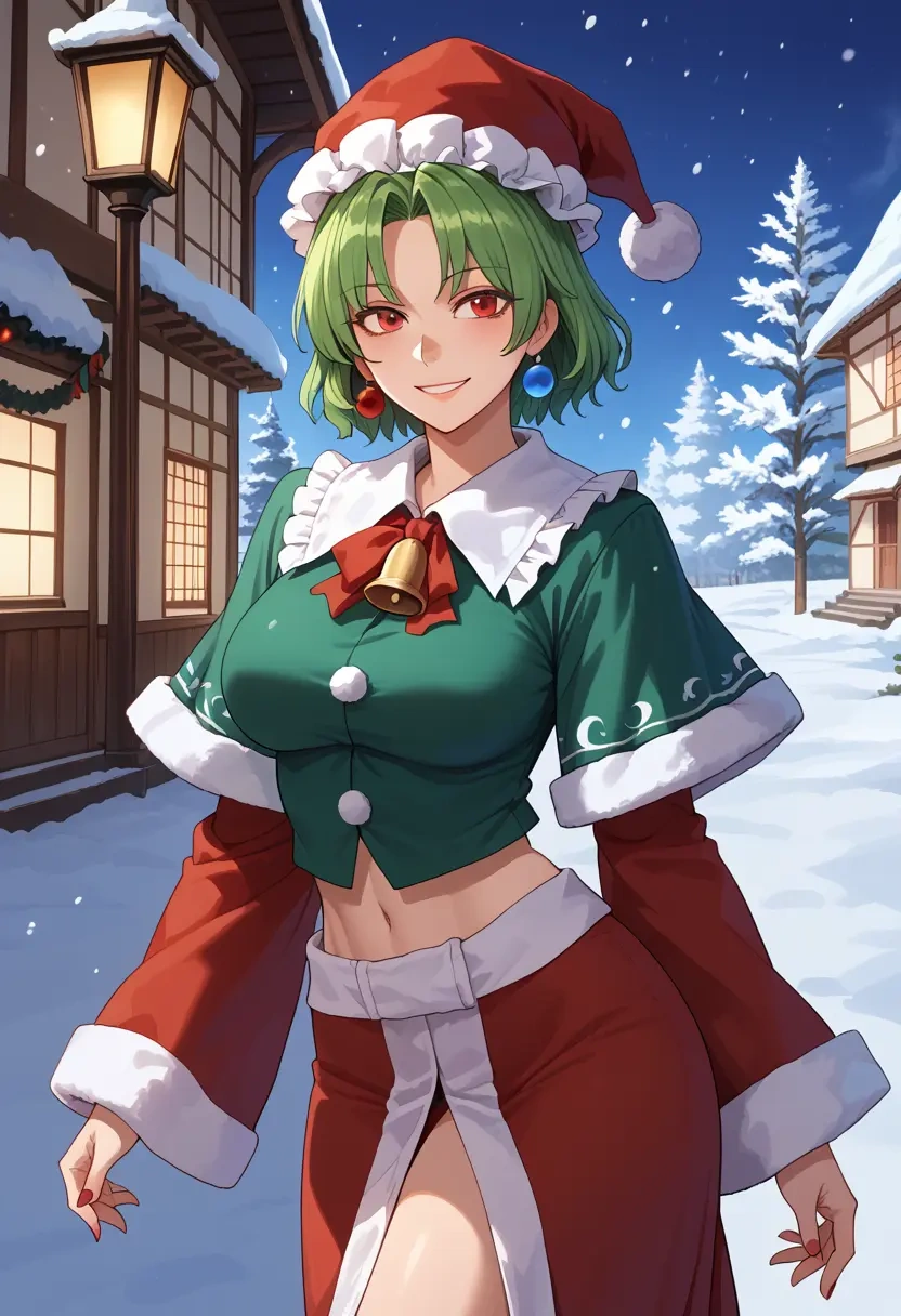 touhou,seiran_(touhou),Christmas,dress  - 