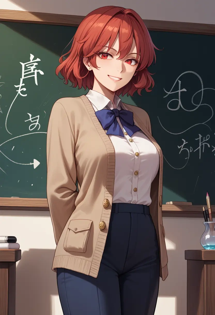 touhou,sekibanki,teacher, sweater  - 