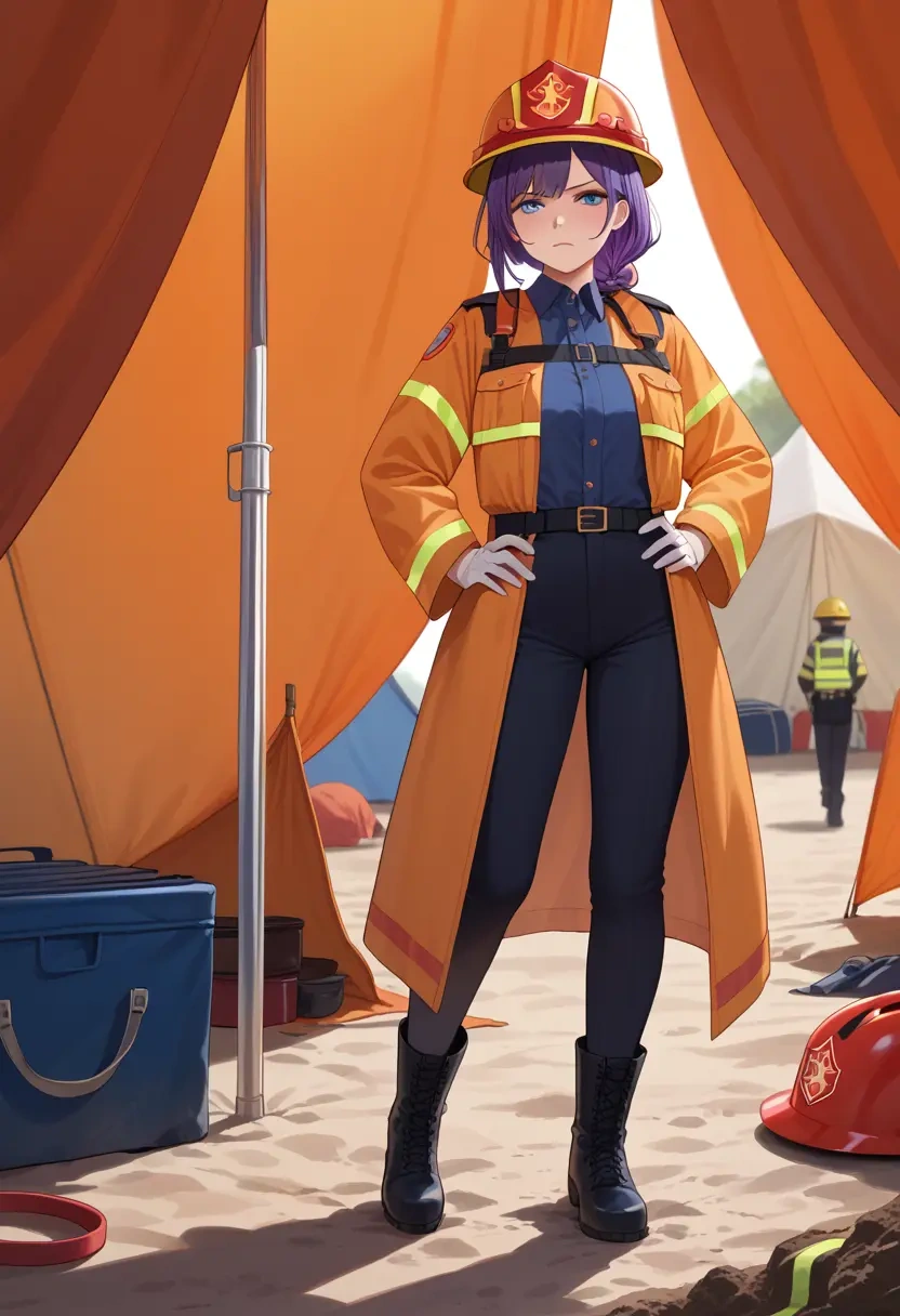 nijisanji,selen_tatsuki,firefighter  - 