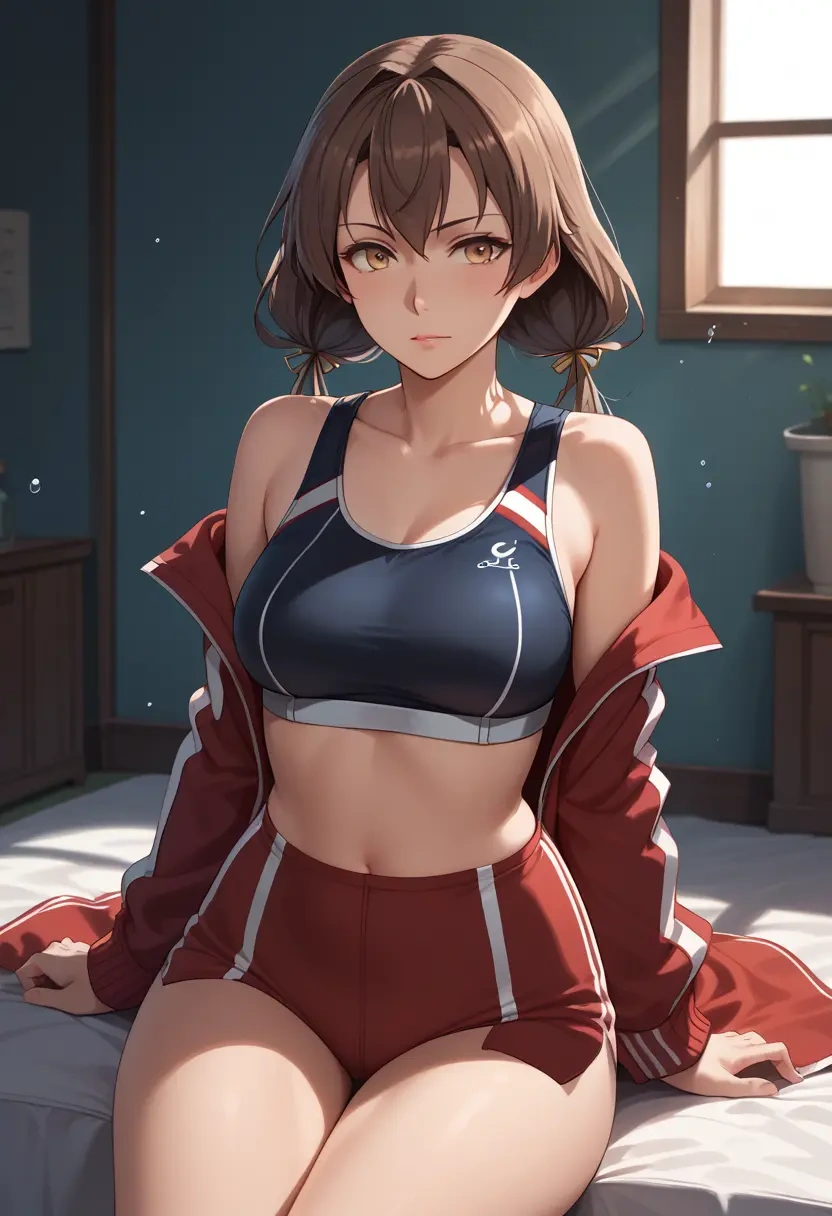 kantai_collection,sendai_(kancolle),athletic,track suit  - 