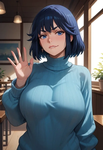 kill_la_kill,senketsu,sweater  - AI generated anime art