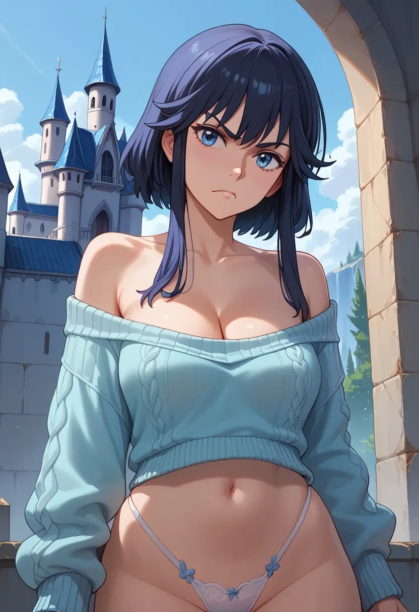 kill_la_kill,senketsu,thong,sweater,sexy  - 