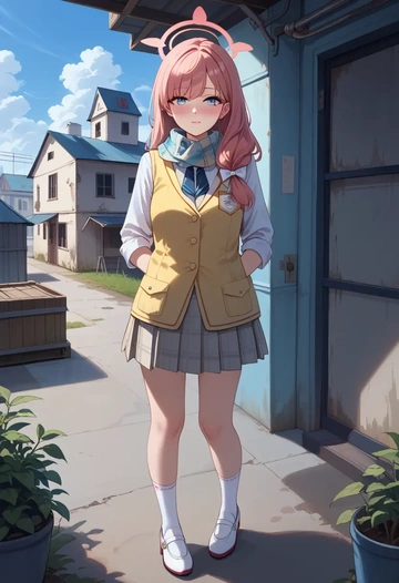 blue_archive,sensei_(blue_archive),spring,student uniform,vest  - AI generated anime art