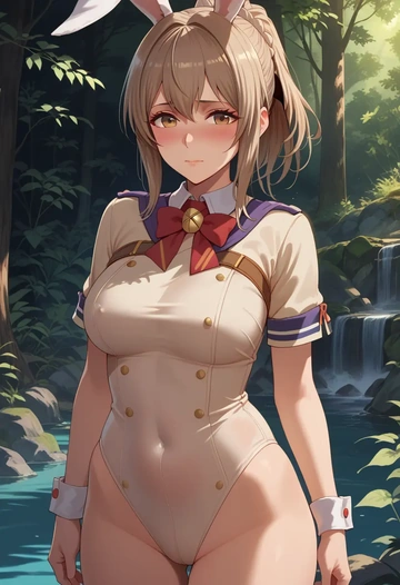 amagi_brilliant_park,sento_isuzu,bunny girl, sexy  - AI generated anime art