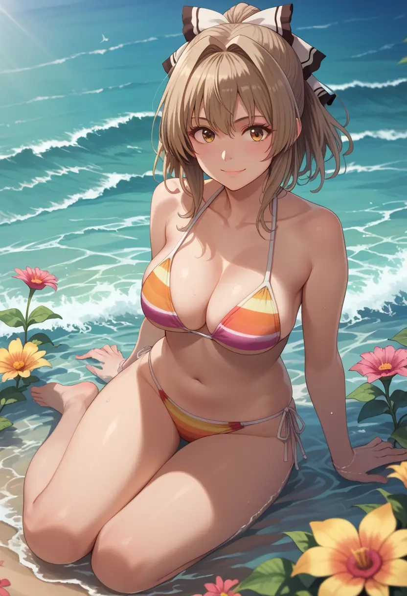 amagi_brilliant_park,sento_isuzu,bikini,rainbow-colored,sexy  - 