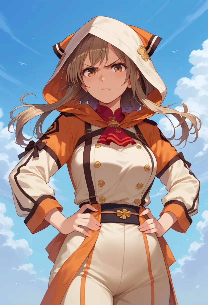 amagi_brilliant_park,sento_isuzu,crop windbreaker,shorts  - 