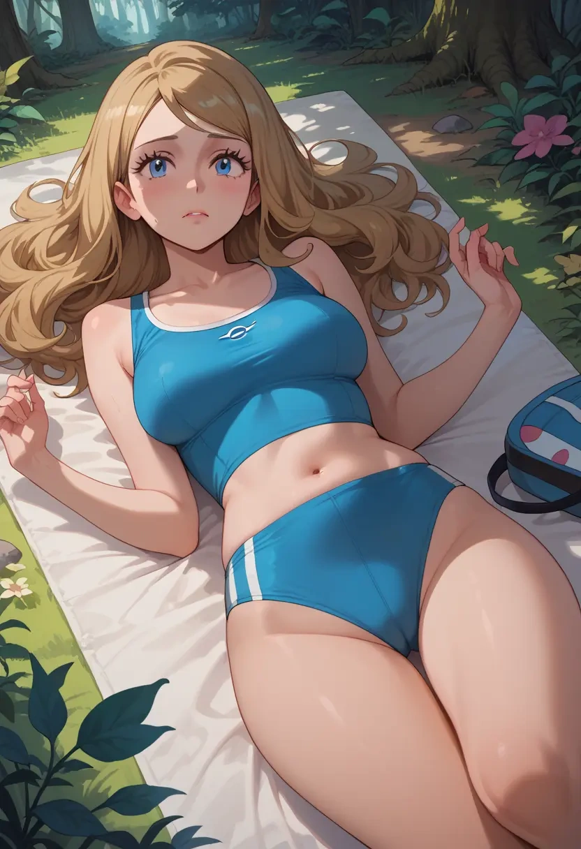 pokemon,serena_(pokemon),tankini top,board shorts  - 