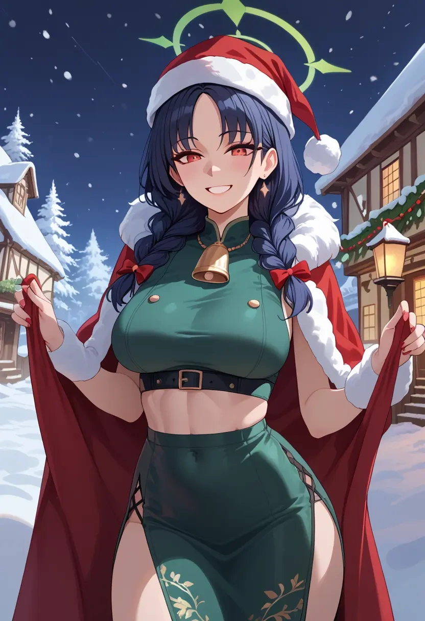 blue_archive,serika_(blue_archive),Christmas,dress  - 