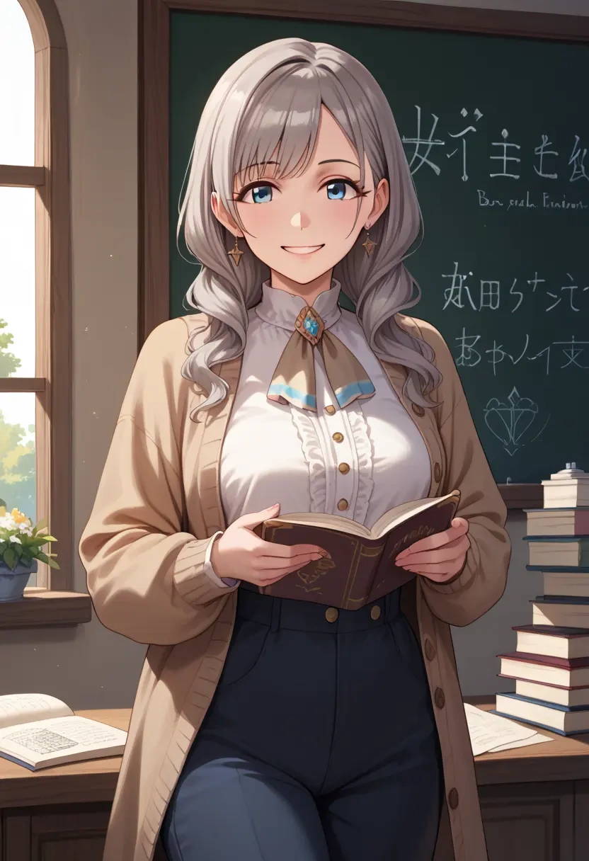 idolmaster,serizawa_asahi,teacher, sweater  - 