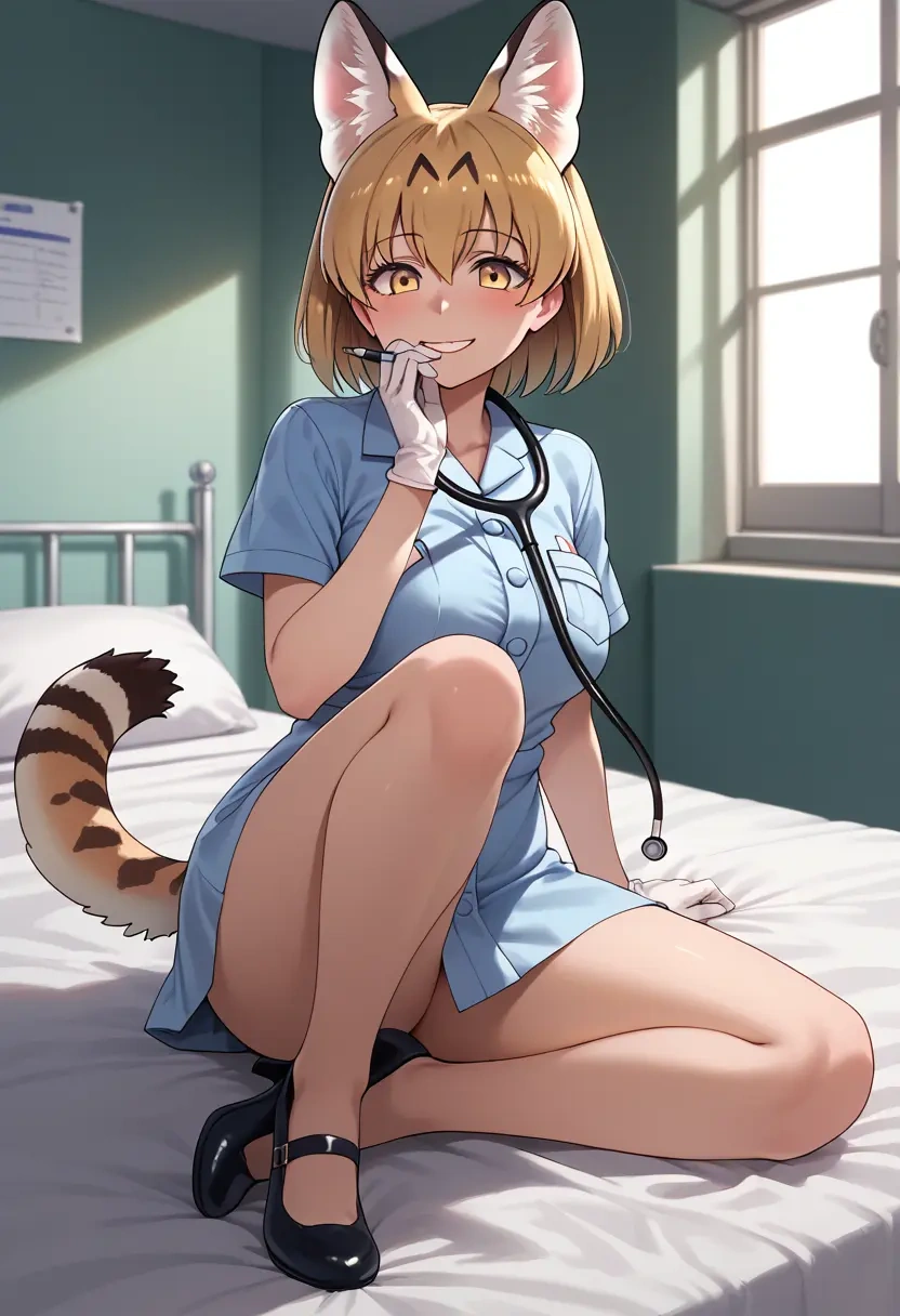 kemono_friends,serval_(kemono_friends),nurse  - 