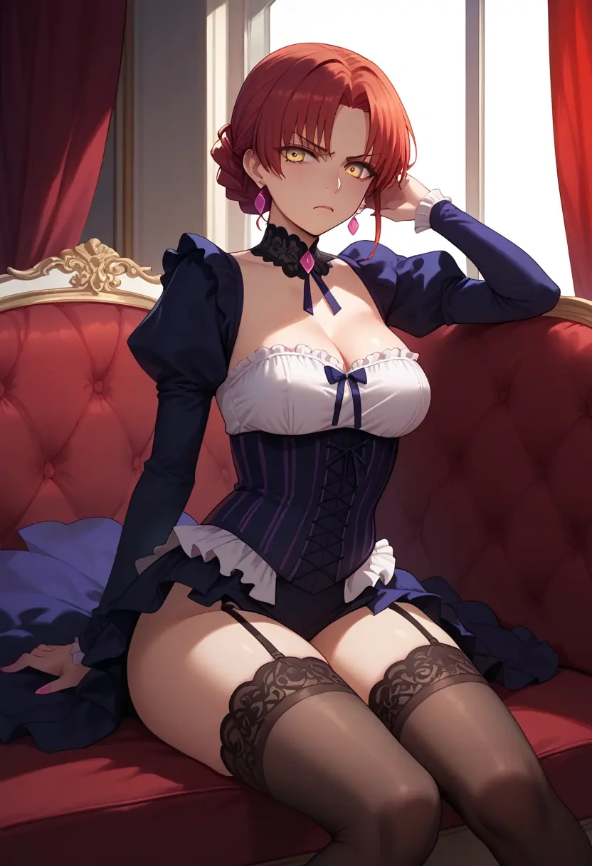 fate_(series),sessyoin_kiara,Victorian-era,stockings,sexy  - 