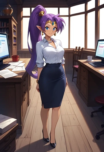 shantae_(series),shantae,OL  - AI generated anime art