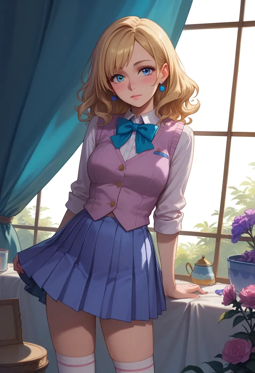 macross,sheryl_nome,spring,student uniform,vest  - 