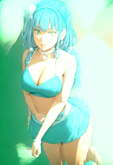 indie_virtual_youtuber,shigure_ui_(vtuber),yoga shorts  - AI generated anime art