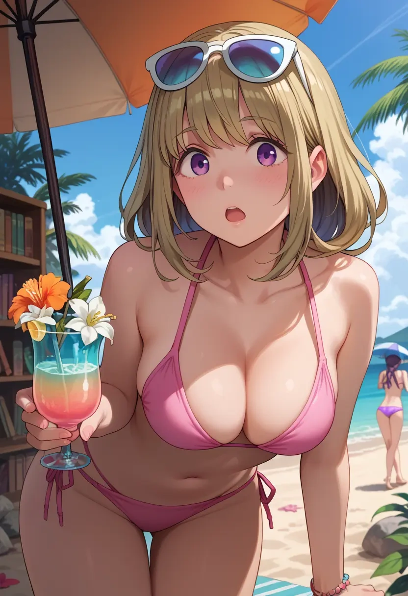 yurucamp,shima_rin,bikini  - 