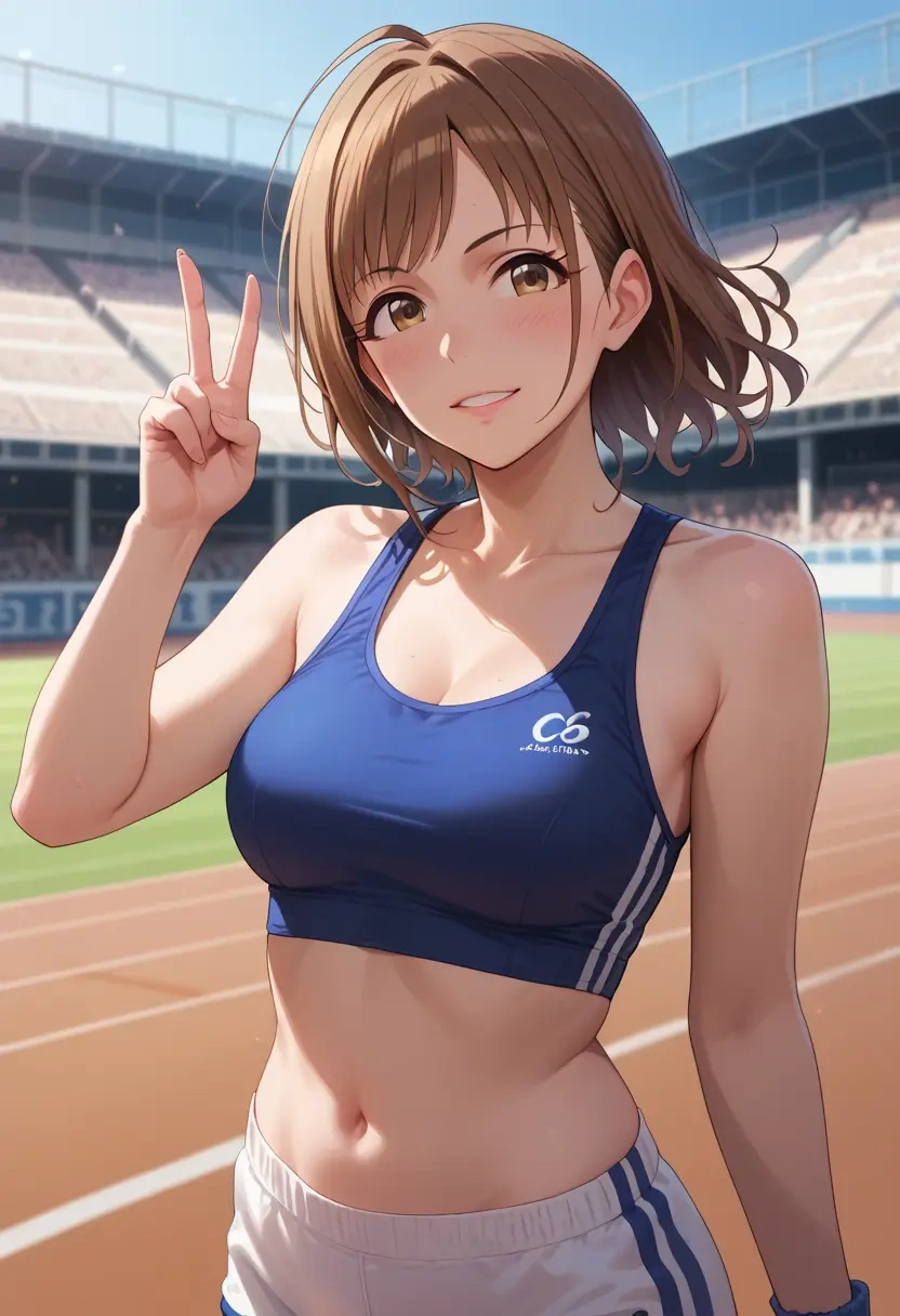 idolmaster,shimamura_uzuki,athletic  - 