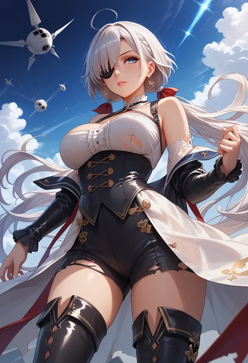 azur_lane,shinano_(azur_lane),pirate  - 