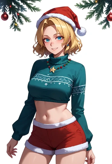 touhou,shinki_(touhou),Christmas,red velvet shorts  - AI generated anime art