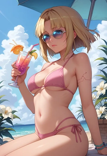 rozen_maiden,shinku,bikini  - AI generated anime art