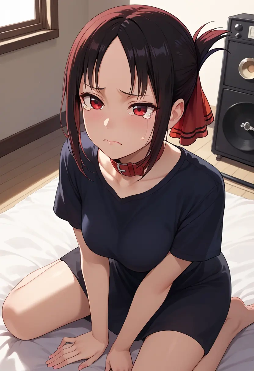 kaguya_sama_wa_kokurasetai,shinomiya_kaguya,polo shirt,tennis skirt  - 