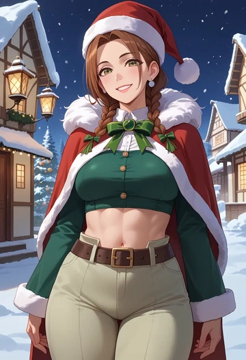 project_sekai,shinonome_ena,Christmas,dress  - AI generated anime art