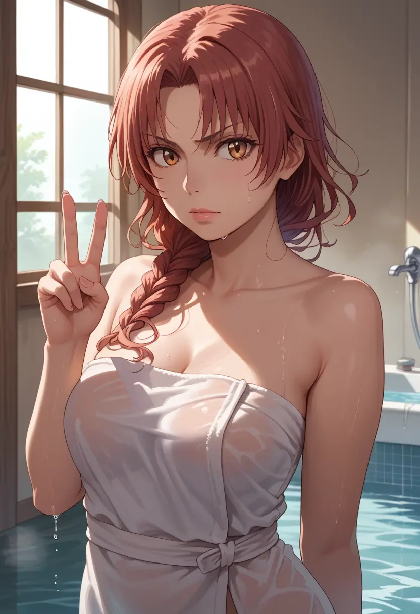 toaru_majutsu_no_index,shirai_kuroko,towel,sexy  - 