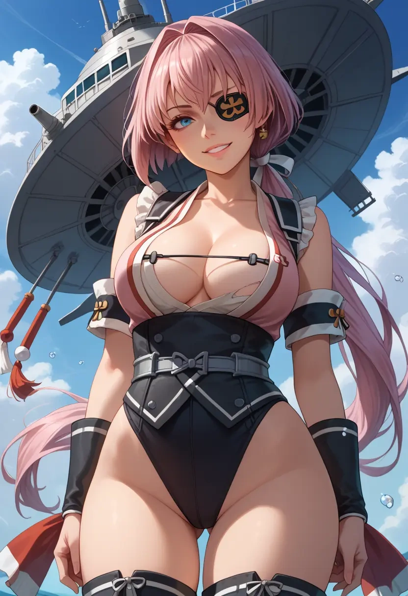 kantai_collection,shiranui_(kancolle),pirate  - 