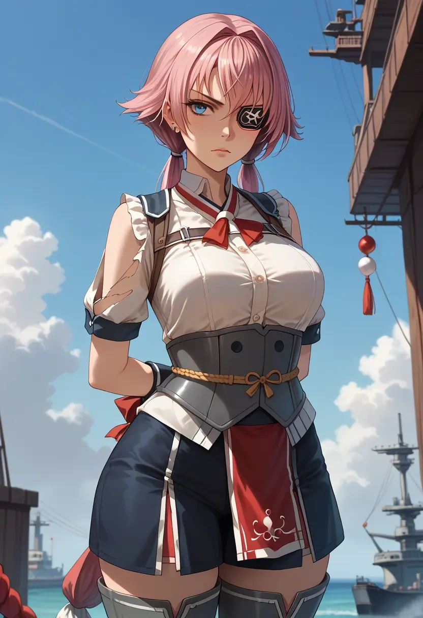 kantai_collection,shiranui_(kancolle),pirate  - 