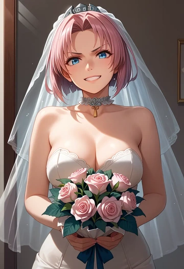 kantai_collection,shiranui_(kancolle),wedding  - AI generated anime art